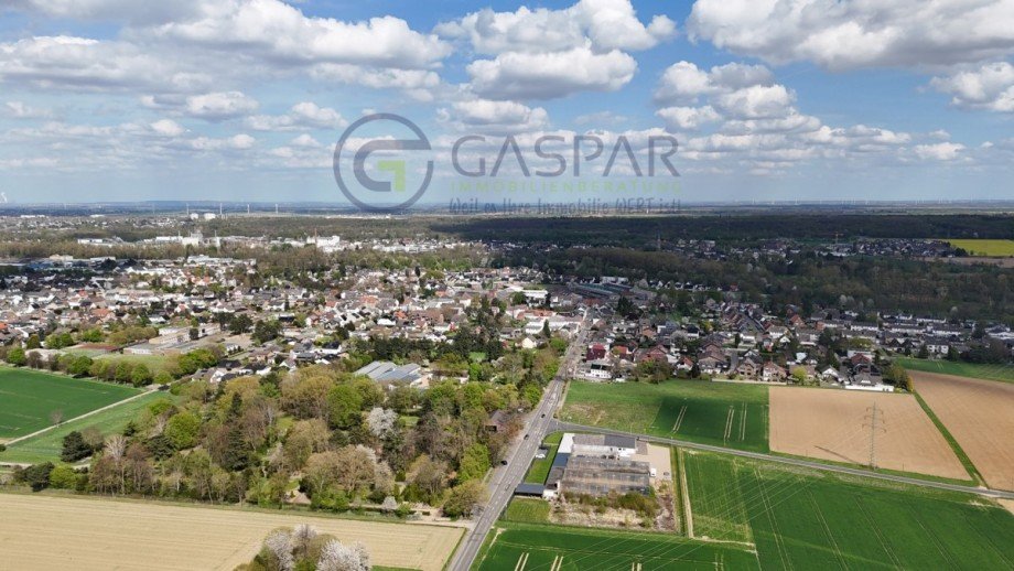 Drohnenaufnahme Umgebung Berzbuir Einfamilienhaus D�ren