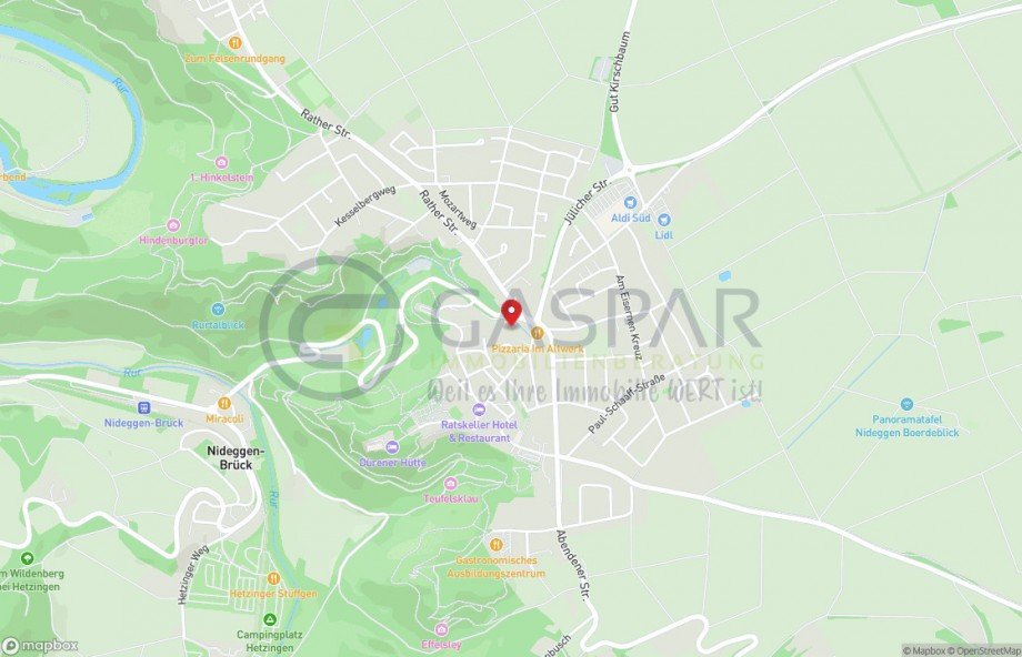 Lagekarte Grundst�ck Nideggen