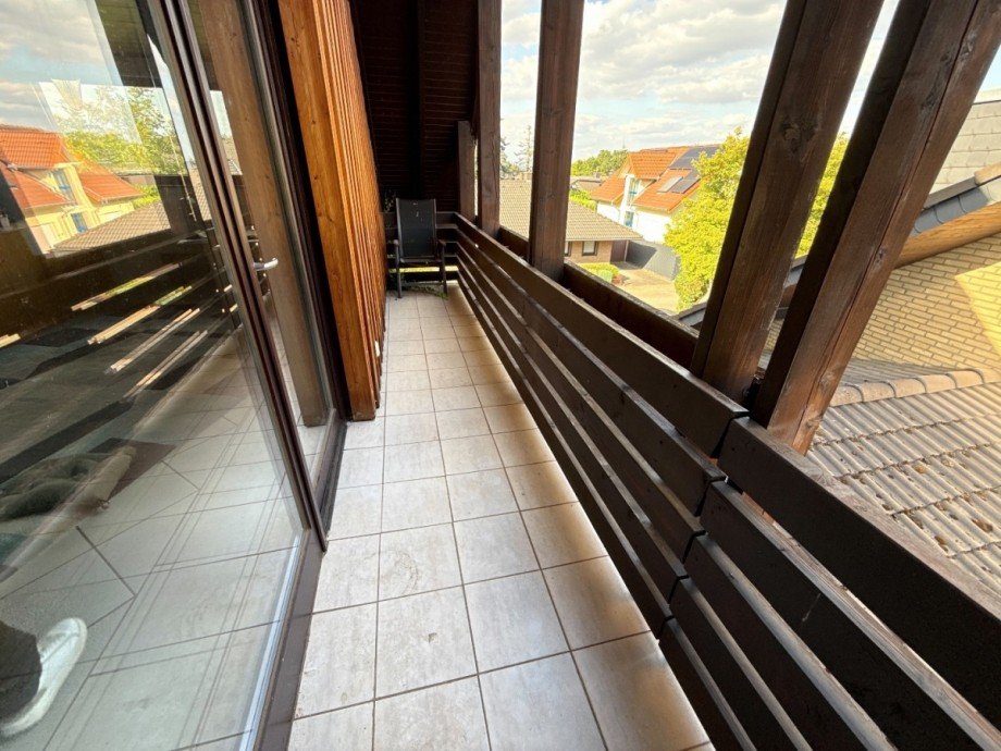 Langer Balkon mit Aussicht Einfamilienhaus Langerwehe