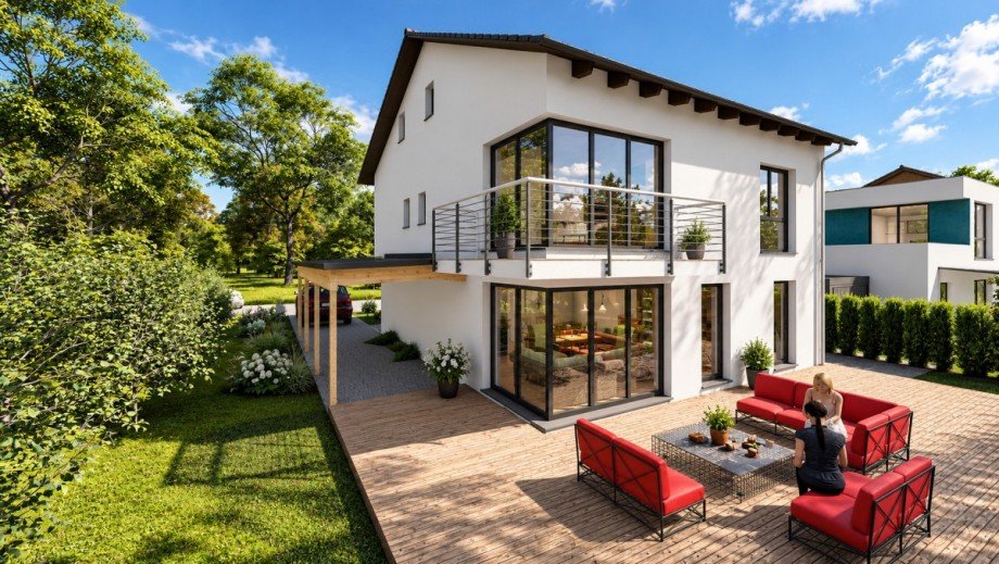 Au�enansicht Zweifamilienhaus N�rvenich