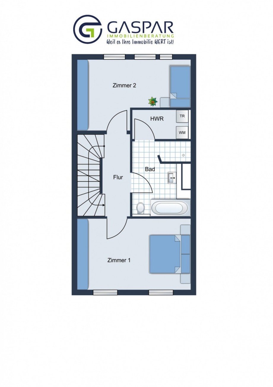 Grundriss OG Reihenhaus D�ren
