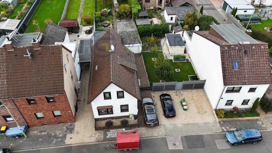 Luftaufnahme Stra�enseite Einfamilienhaus Kreuzau