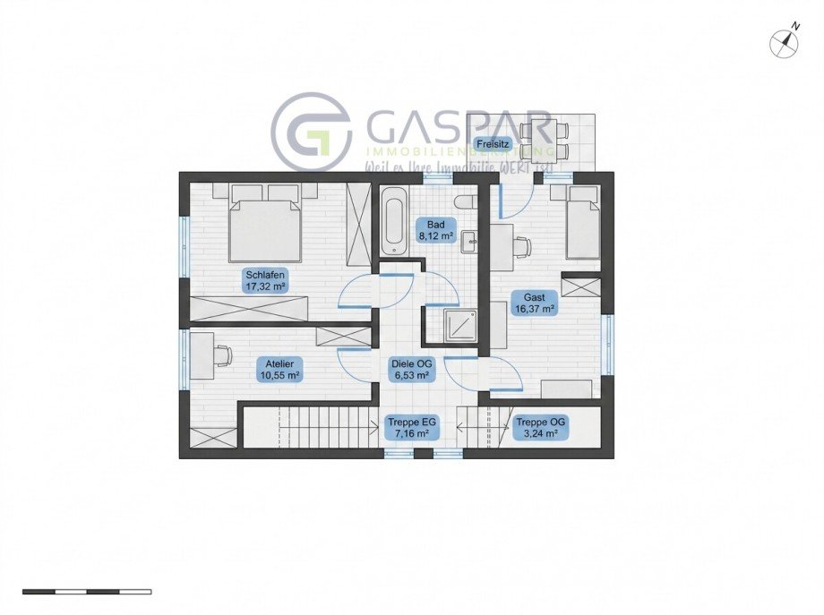 Grundriss EG Einfamilienhaus Kreuzau / Obermaubach