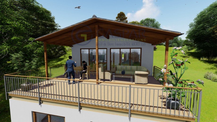 Terrasse-s�d Einfamilienhaus Kreuzau / Obermaubach