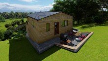 Au�enbereich Grillterrasse Neubau Einfamilienhaus in einmaliger Lage von Obermaubach